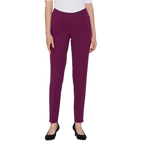 Plus Size Trouser Pants by Isaac Mizrahi - Picture 4 of 4